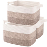 OIAHOMY storage basket gradient yellow showcases stylish organizing for living spaces