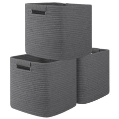 OIAHOMY 11-inch storage cubes keep items tidy and accessible.