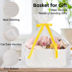 OIAHOMY woven basket gift packaging ready to gift.