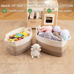 OIAHOMY large-capacity storage basket for towels, toys, and clothing