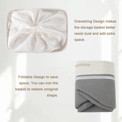 OIASKET 95L basket side profile shows stable, space-efficient storage for rooms