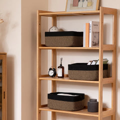 OIASKET foldable rectangle basket is easy to transport around the home.