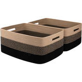 OIASKET large storage basket on shelf helps tidy clothes and toys.