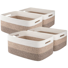 OIASKET gradient yellow storage basket on shelf showing organized space