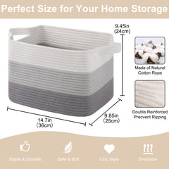 OIASKET rectangular storage baskets in nursery for organizing clothes