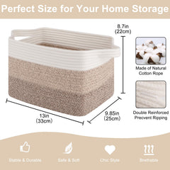OIASKET storage baskets nursery setup showing safe woven bins for baby items.