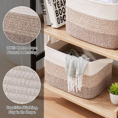 OIASKET storage baskets nursery towels use communicates tidy bath and diaper area.