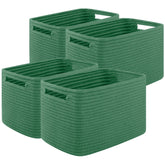 OIASKET storage baskets 4-pack in green keep shelves tidy and accessible.