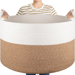 OIASKET XXL basket outer view, a stylish storage solution for living room organization.