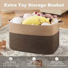 OIASKET XXXL basket sturdy-handles ensures easy transport between rooms.