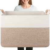 OIASKET XXXL Supre Large Basket stores blankets for quick access and neat living space