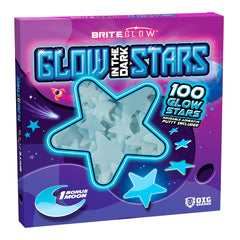 OIG Brands blue glow stars 100-pack ready for easy ceiling decor and gifting.