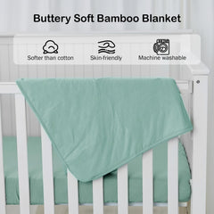 Okayinn BubblePanda baby-crib-blanket 30x40 demonstrates versatile warmth for nursery and stroller.