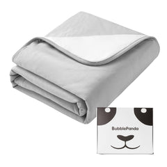 Okayinn BubblePanda rayon bamboo blanket offers soft skin-friendly comfort for babies.
