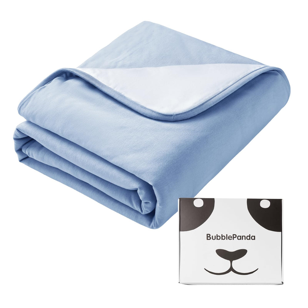 Okayinn BubblePanda rayon blanket closeup showcases buttery softness for cozy baby snuggles.