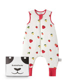 Okayinn BubblePanda sleep sack with feet enables crawling and keeping toddler legs warm during night