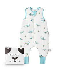 Okayinn BubblePanda sleep sack feet-open keeps little legs free for movement and warmth