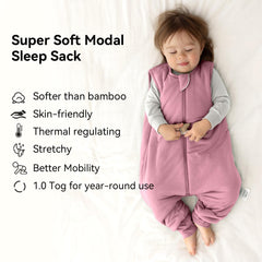 Okayinn BubblePanda sleep sack leg space supports frog-leg position and movement