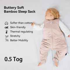 Okayinn BubblePanda two-way zipper enables quick diaper changes while keeping baby cozy.
