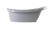 OKBABY Onda Bath supports newborns in a secure reclined position for gentle bathing.