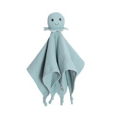 okdiy Organic Cotton Muslin Lovey close-up, soft breathable fabric for comforting hugs
