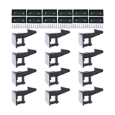 OKEFAn cabinet locks 12-pack box shows tool-free, drill-free safety setup.