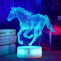 OkiyiD 3D illusion lamp base with vibrant LEDs for bedtime ambiance.