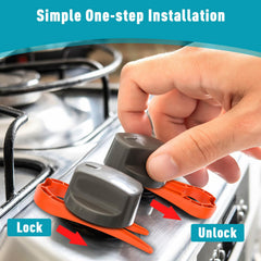 okk stove locks clear-view-locks highlight transparent design