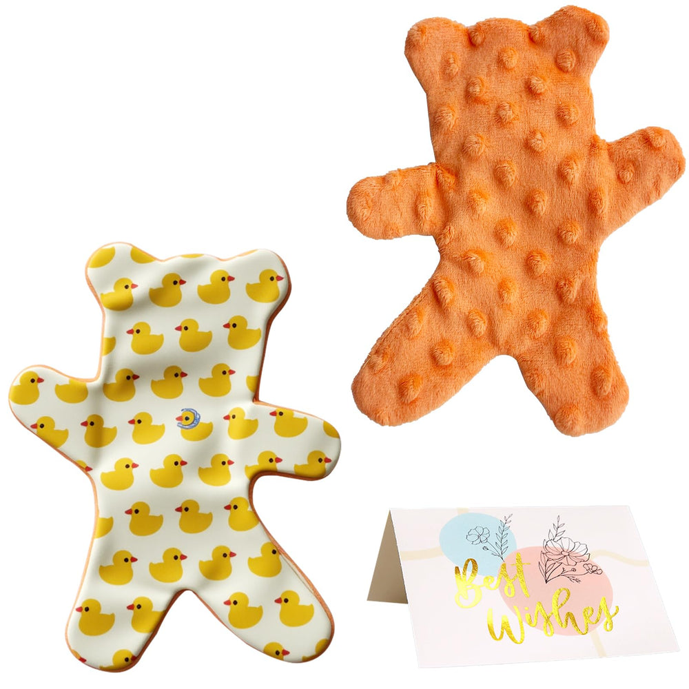 Okueejur scent-bonding bear absorbs mom's scent for infant comfort.