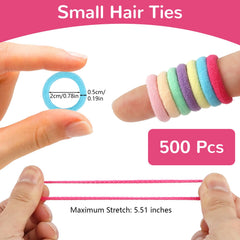 Okxiri toddler hair ties colorful assortment ideal for matching outfits and playful styles.