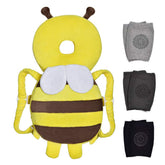 Okydoky head protector front view for safe crawling and cushioning.