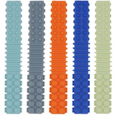 Olugu sensory chewy toys 5-pack in colorful tubes for safe oral stimulation.
