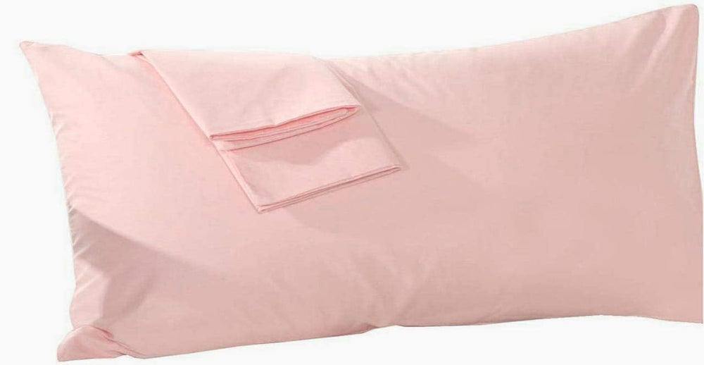 Om Bedding Collection toddler travel pillowcase pink close-up shows soft breathable Egyptian cotton