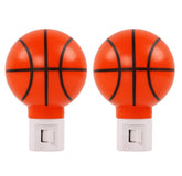 Omeet basketball night light front view shows playful design and warm glow for bedtime comfort.