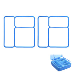 OmieBox leakproof seal in lid, prevents spills and keeps lunch fresh.