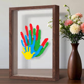 Omrhvi family handprint kit frame capturing moments for a lasting keepsake