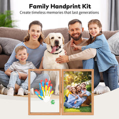 Omrhvi paints color palette demonstrates six vibrant colors for creative keepsakes.