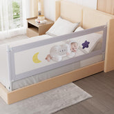 Omzer Bed Rail for Toddlers with double-lock mesh padding for secure night safety.