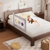 omzer bed rail toddlers double lock keeps child secure at night