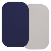 Onacosht bassinet sheets 2-pack jersey-knit closeup shows breathable organic cotton softness for baby sleep.