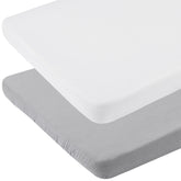 Onacosht Muslin Bassinet Sheets with elastic edge secure fit
