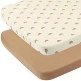Onacosht muslin bassinet sheets natural close-up showing breathable fabric