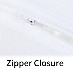 Onacosht muslin pillow cover back opening enables quick on/off during busy feeds.