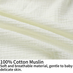 Onacosht muslin nursing pillow cover breathable open-weave fabric regulates temperature