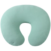 Onacosht muslin nursing pillow cover green showing soft texture for baby comfort