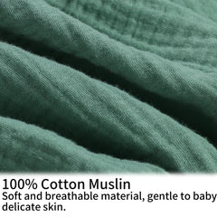 Onacosht muslin nursing pillow cover with hidden zipper for safe, easy on/off