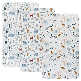 Onacosht stretchy bassinet sheets elephant pattern provide snug fit and breathable baby comfort