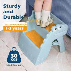 Onasti toddler step stool unfolded and ready to use