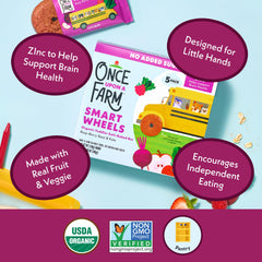 Once Upon A Farm whole-grain oats ingredients highlight clean, simple nutrition