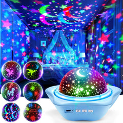 One Fire star projector for kids room decor projects dreamy ceiling stars for bedtime